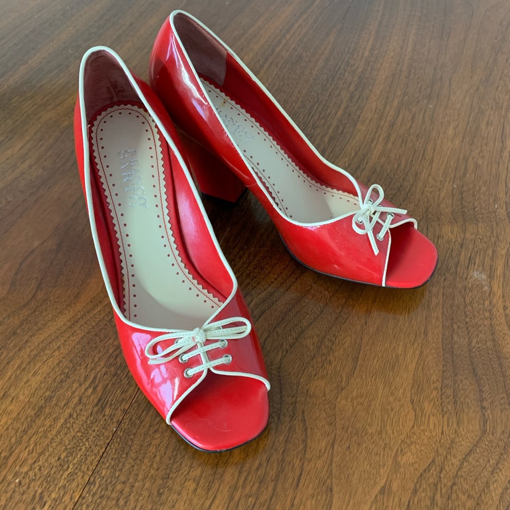 Sassy Red Franco Sarto Heals